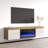Floating 70.9" Modern TV Stand with Electric Fireplace, High Gloss Finish, Wall-Mounted-71337405