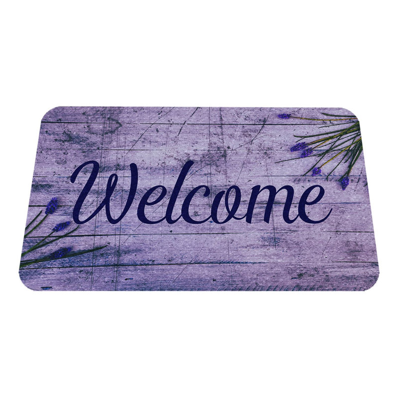 Paillasson durable en PVC antidérapant de 15,7 po x 27,6 po | Matériau 100% PVC résistant aux intempéries | Idéal pour une utilisation intérieure et extérieure, facile à nettoyer, design élégant pour les entrées de maison et les patios