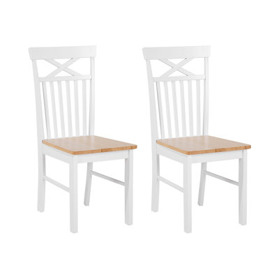 Runcorn 42cm H Solid Wood Slat Back Side Chair