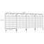 43.25'' H x 138.5'' W Black Metal Fence Panels