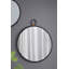 Miroir rond en fer