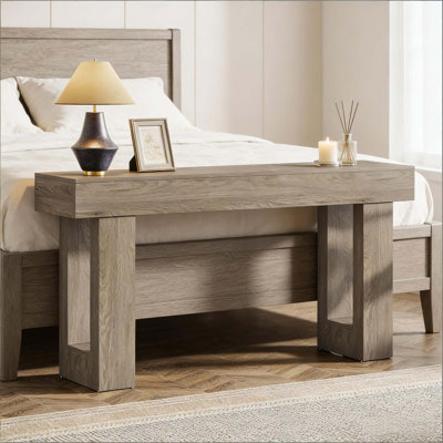 Console élégante, table de bout en bois