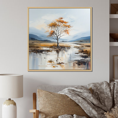 Minimalisme, rivières, élégance résonnante II sur toile