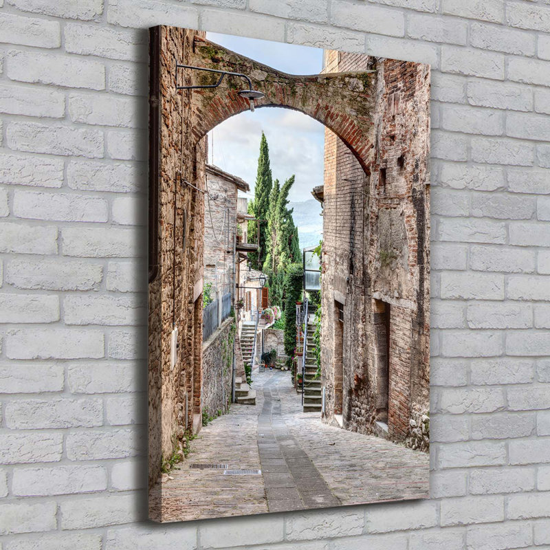 Italian Streets - Wrapped Canvas Print