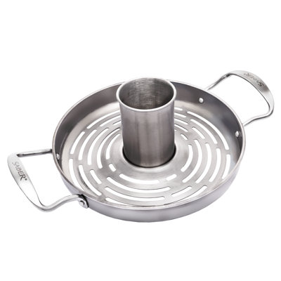 SABER Poultry & Vegetable Roaster Grill Accessory, Stainless Steel