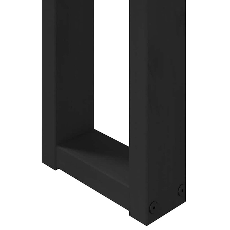 120cm Solid Wood Top Console Table
