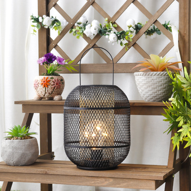 13.58'' Battery Powered Outdoor Lantern