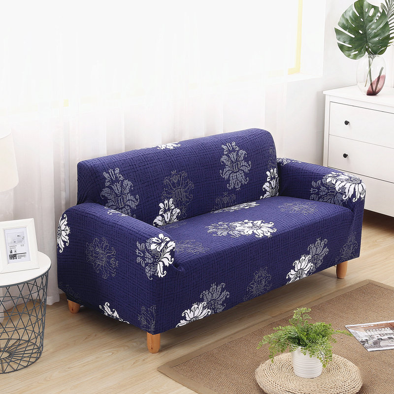 Housse pour causeuse Elegant, Bleu foncé