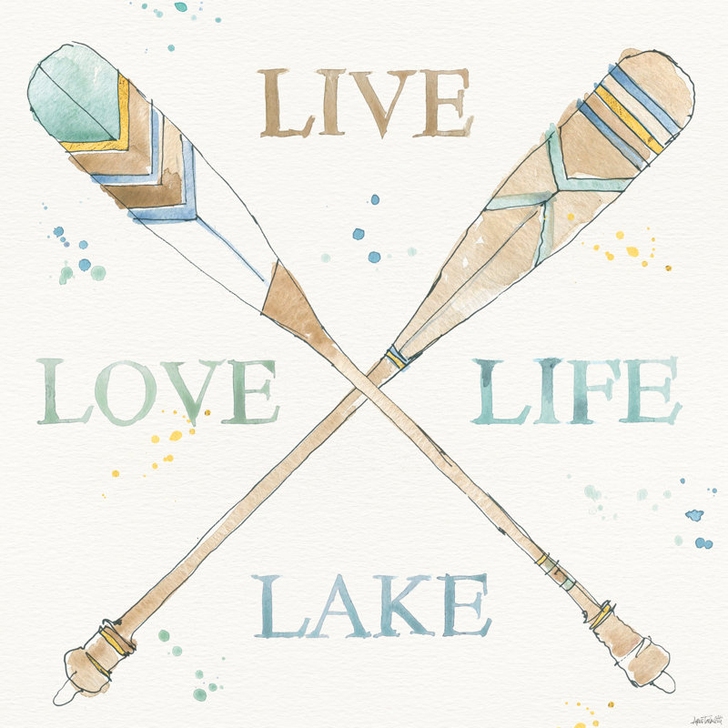 Lakehouse V by Anne Tavoletti - Wrapped Canvas Print, 30cm H x 30cm W