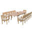 Idora Outdoor 11 - Piece Teak Dining Set-138567775-141874702