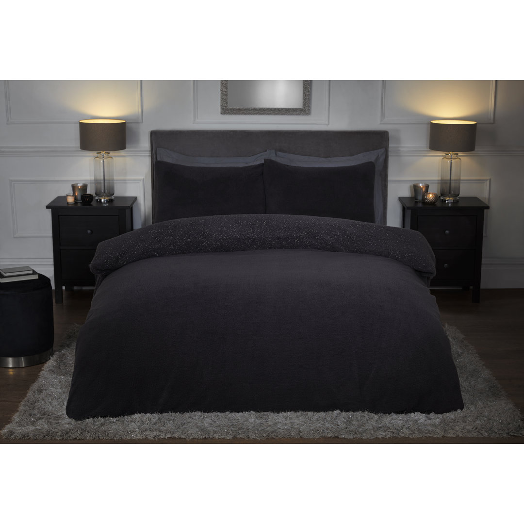 SandpiperCove Polyester Solid Colour Duvet Cover Set with Pillowcases Included