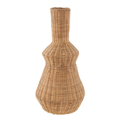 Cole and Grey Seagrass Handmade Wrapped Brown Decorative Vase