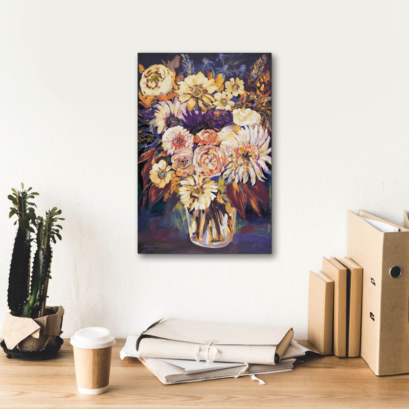 «Fall Prosperity» par Jeanette Vertentes, art mural sur toile, 26 po x 40 po, H 18 po x l 12 po x P 0,75 po
