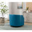 ° Fauteuil pivotant en cuir Pu Mid-Century moderne pour les espaces de vie