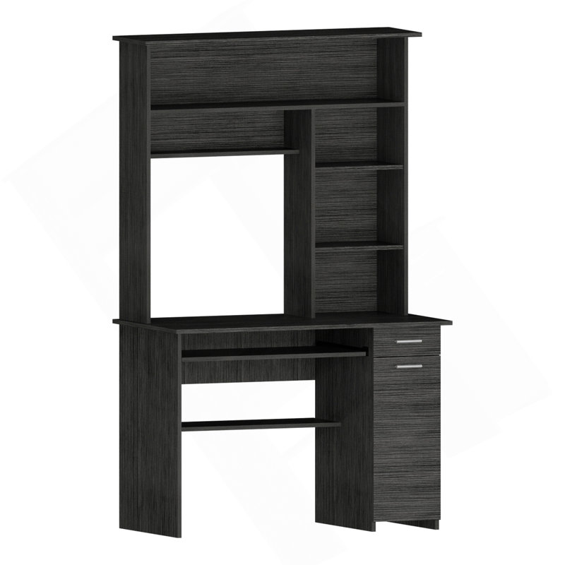 Bureau d'écriture Weston, huche, tiroir simple et armoire, six tablettes Weston