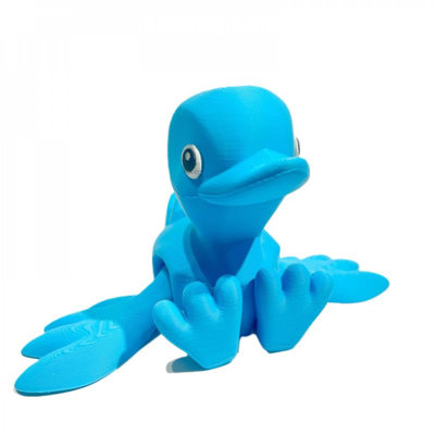 3D Printed Silly Duckling Figurine