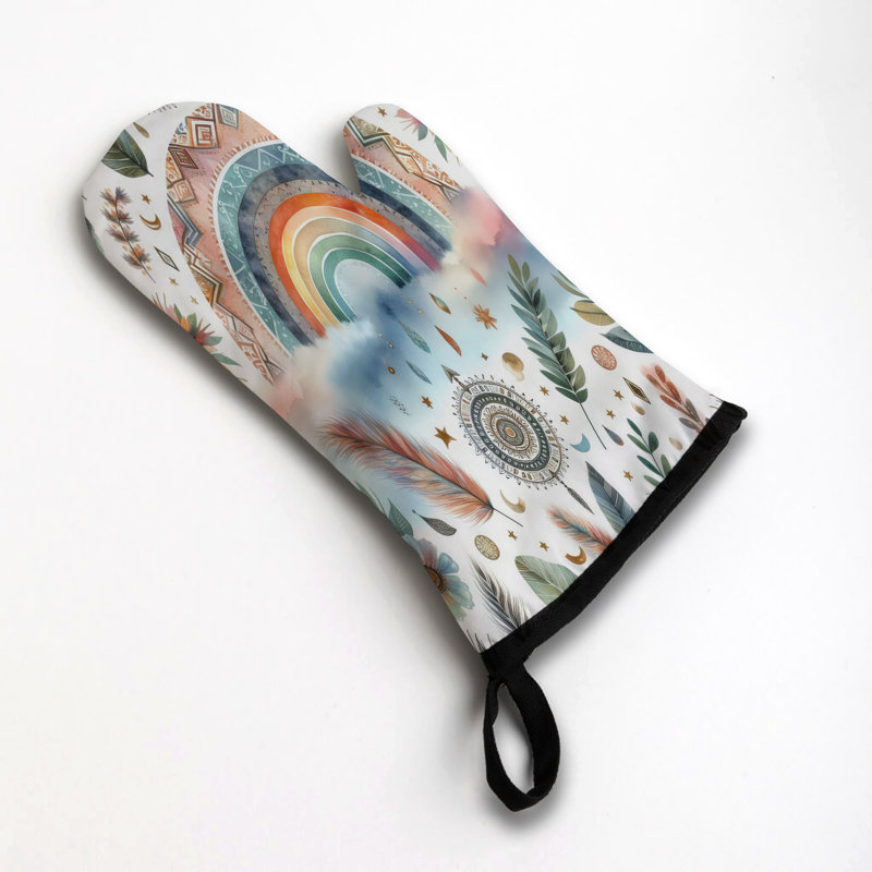 Boho Spectrum Oven Mitt Cotton Twill