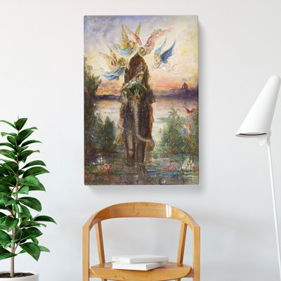 The Sacred Elephant by Gustave Moreau - Wrapped Canvas