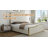 Callisburg Upholstered Queen Bed Frame with Harp Headboard & Footboard, Gray-763182687-763182686