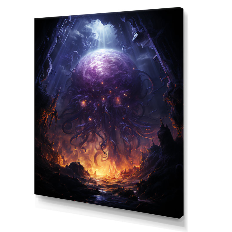 " Orbital Overture Dreaming Landscape I ", Wrapped Canvas, 32" H x 24" W x 1" D