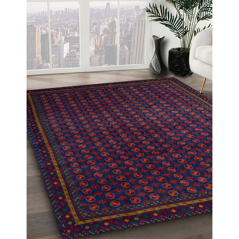 Tapis abstrait moderne 5383, Carré 4 pi