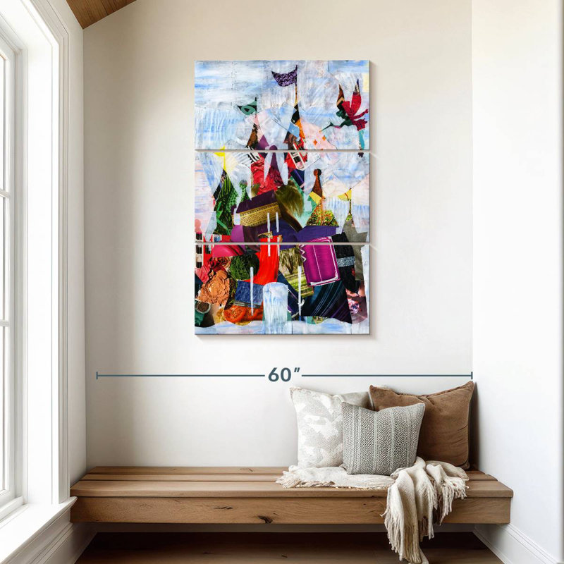 Ashelle, château abstrait, H 45 po x l 28 po