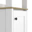 Bathroom Cabinet With Four Shelves And Single Door - Structure Chic Style