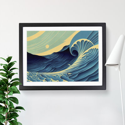 Art Deco Ocean Wave