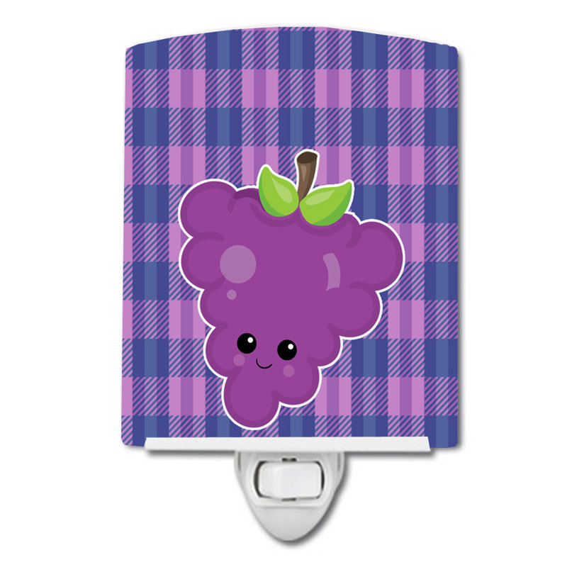 Lampe de style nuit en céramique de raisin