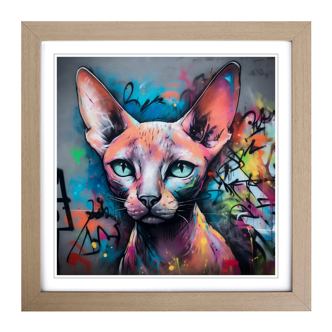 Sphynx Cat - Framed Print