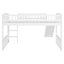 Lit mezzanine simple avec glissoire et échelle