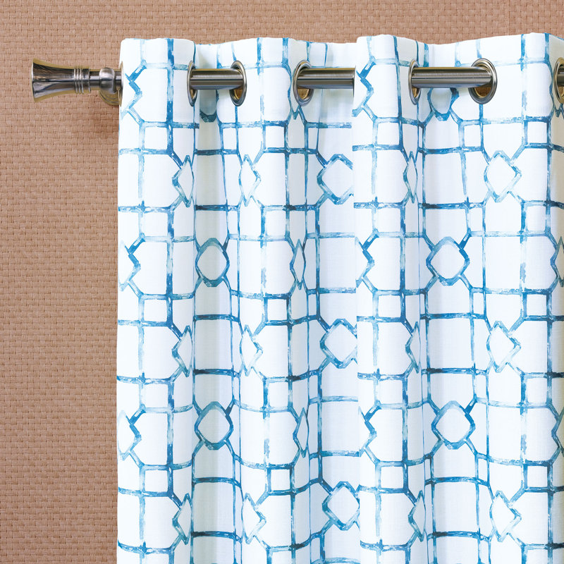Castaway Room Darkening Curtain Single Panel, 48" W x 84" L