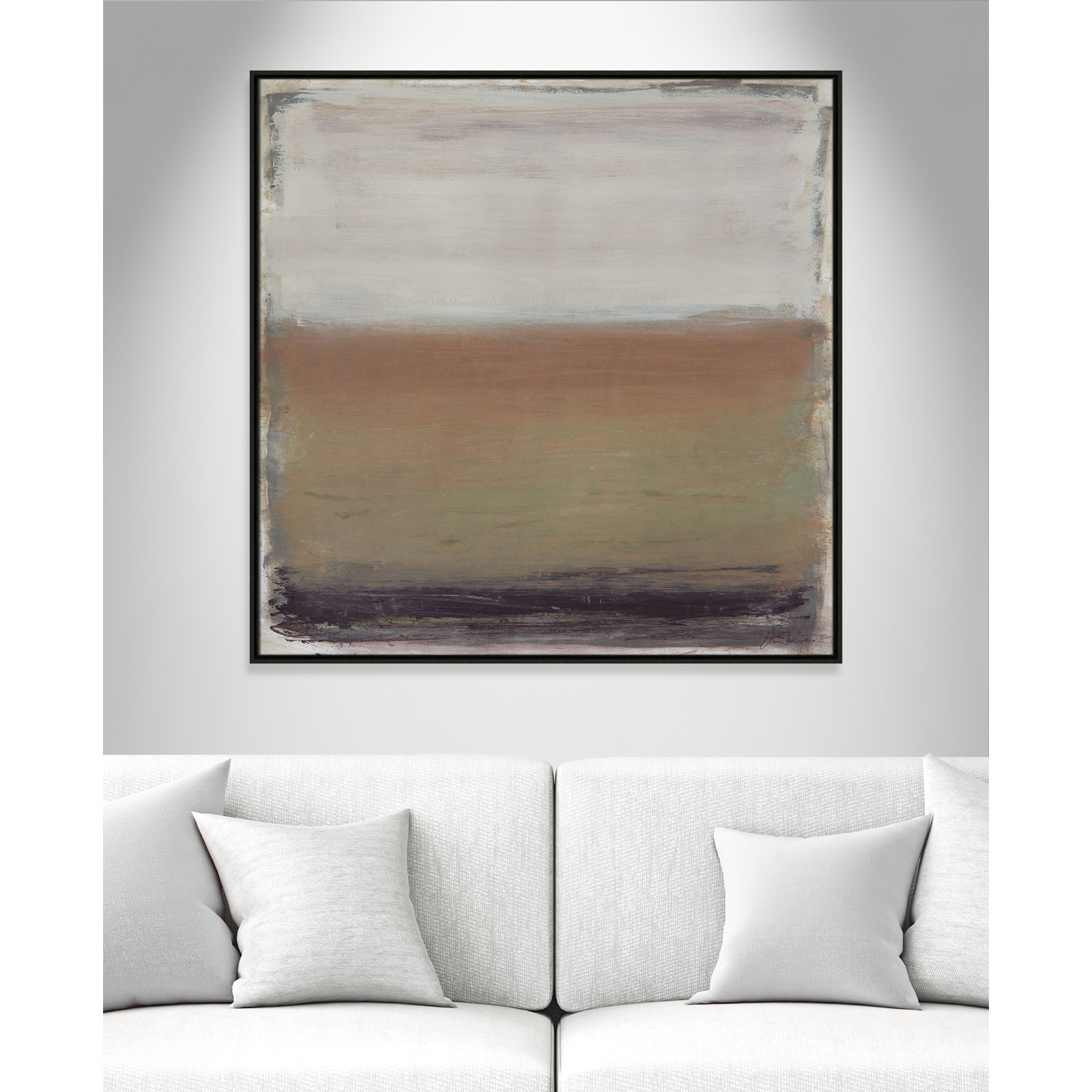 Alana "Arizona" Print by Filippo Ioco, 41.5" H x 41.5" W, Espresso