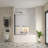 Bath Tub Pivot Shower Screen, With 1/4" Tempered Glass And Towel Bar-115606835