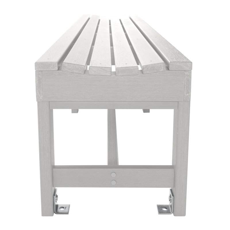 Antonia Outdoor Dining Bench, White