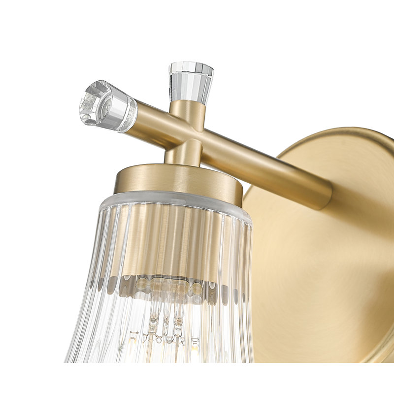 Maston Modern 1 Light Wall Sconce, Gold