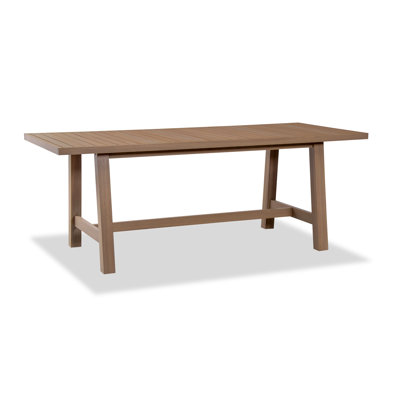 Solid Wood Rectangular Patio Dining Table