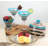 Mosaic Carnival 7.25 oz. Martini Glass Set