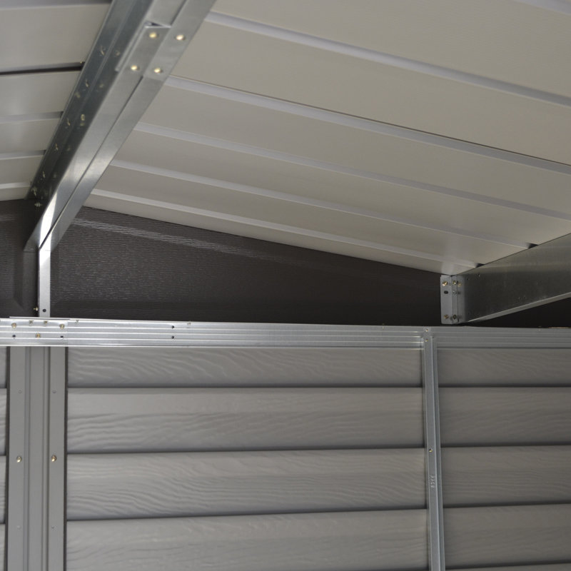 Rowlinson Woodvale Metal Apex Shed 6x5, No