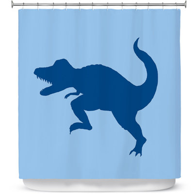 Rideau de douche simple dinosaur i Cleve