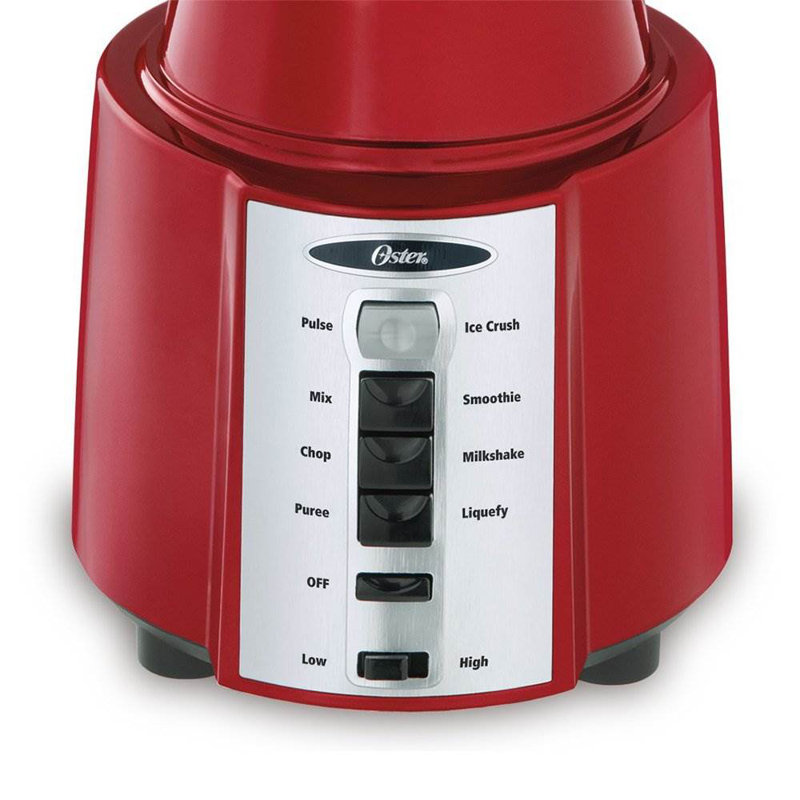 Oster 8 Speed 450 Watt All Metal Drive 6 Cup Blender, Red | BCCG08-RR0-027