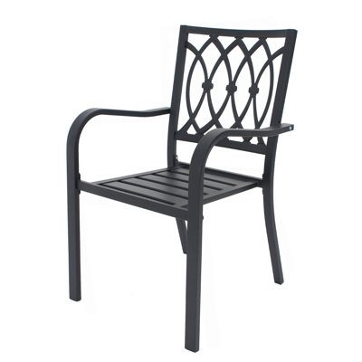Chair 4 - Heavy-Duty Folding Chair 350Lb Capacity, Ergonomic Breathable Patio Chair - 30 Min Assembly, All-Weather Metal Frame For Indoor Outdoor Use, Picnic, Bbq, Party & Camping