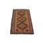 Tapis oriental rétro fait à la main kaki tribal 2 pi 4 po x 3 pi 8 po