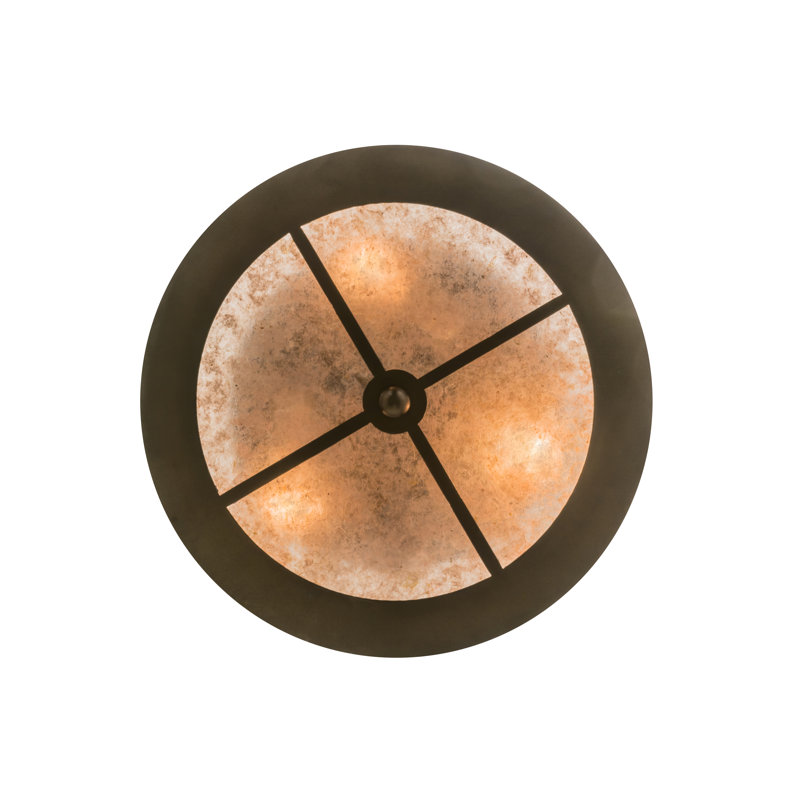 Rustic Lodge 3 - Light Flush Mount