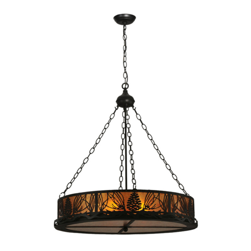 Mountain Pine 8 - Light Chandelier, 39" H x 48" W x 48" D