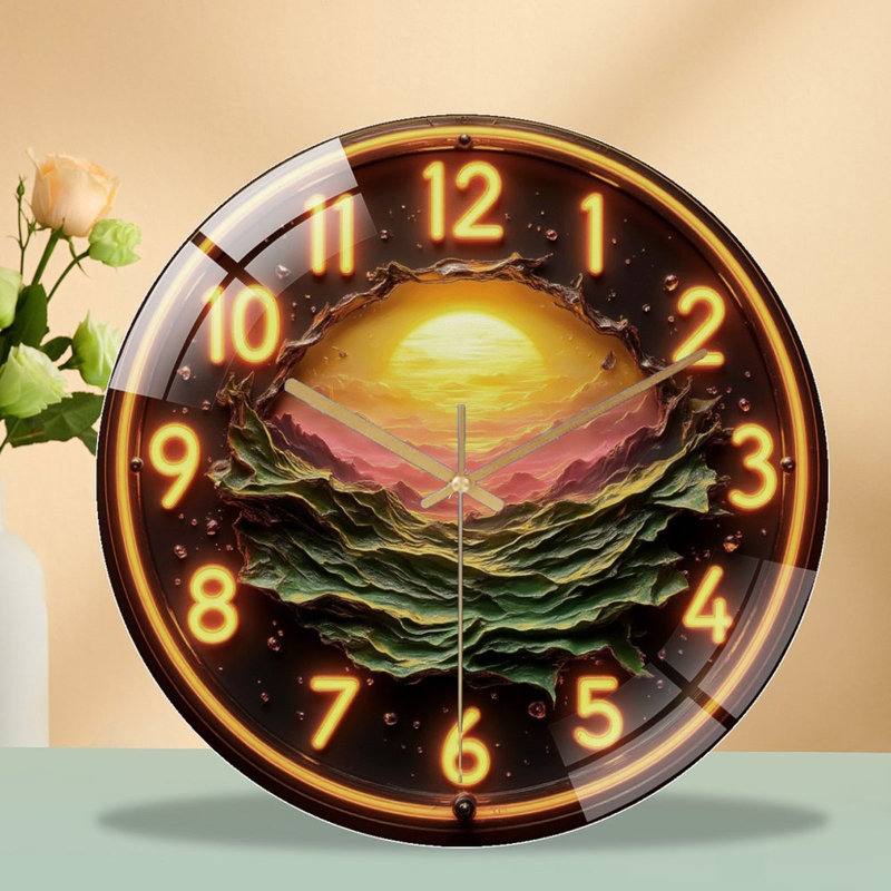 Horloge murale Neon