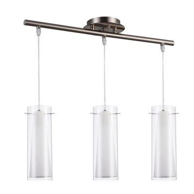 Luminaire suspendu linéaire à 3 lumières pour îlot de cuisine Bark