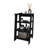 Freestanding Black Bathroom Shelf For Efficient Storage Of Essentials With 4 Design
