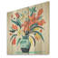 Bouquet de fleurs style bohème Henri Matisse III - poterie bohème sur bois-1947283313