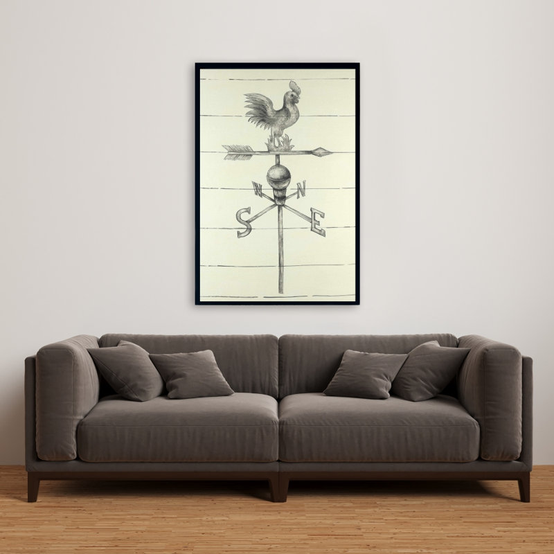 "Girouette rétro" sur toile